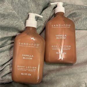 Vanilla Bloom Body Lotion set - sand and fog